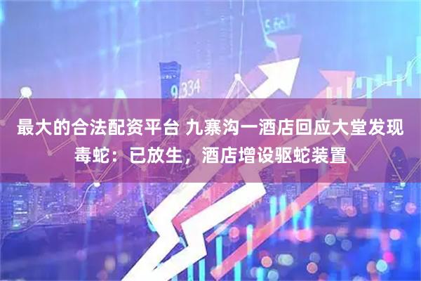 最大的合法配资平台 九寨沟一酒店回应大堂发现毒蛇：已放生，酒店增设驱蛇装置